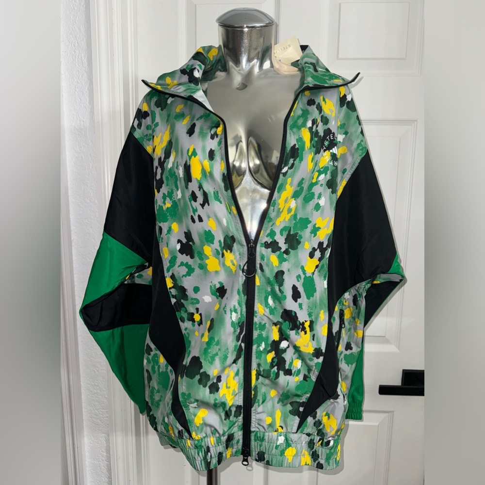 Adidas by Stella McCartney asmc Printed Woven Track Top Jacket small NWT - Picture 14 of 16